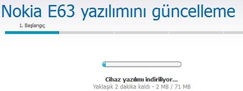 Nokia E63 Yazılım Güncelleme 4