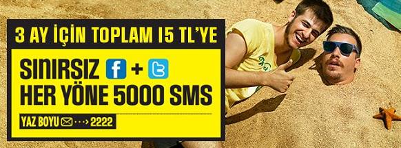 Turkcell yaz boyu paketi