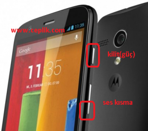 motorola moto g format atma