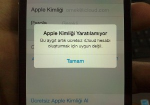 apple-kimligi-yaratılamiyor