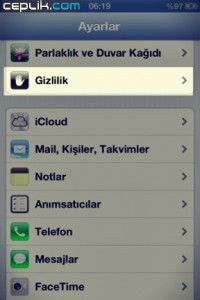gizlilik