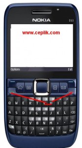 nokia-e63 formatlama